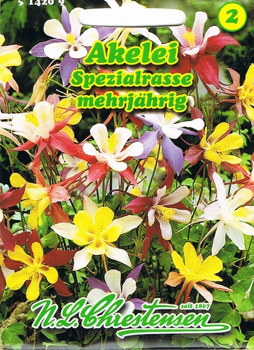 Akelei spezialrasse mischung - akelei,